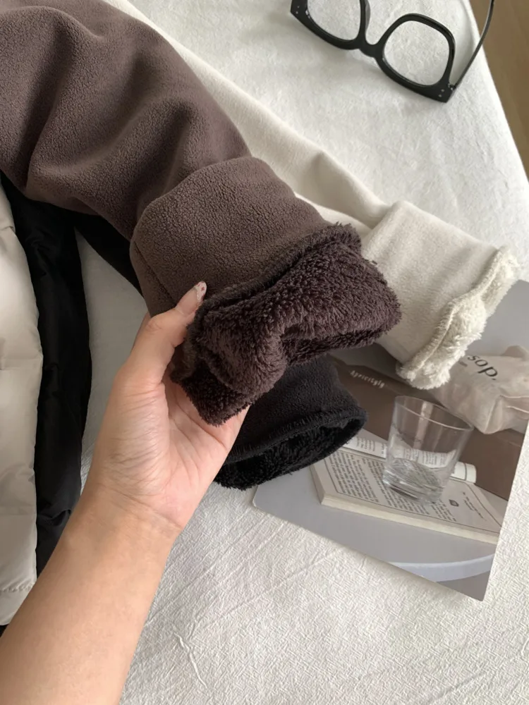 가을 겨울 얇은 플리스 다운 재킷/다운 베스트, 여성용 화이트 덕 다운 스탠드 칼라 캐주얼 지퍼 재킷