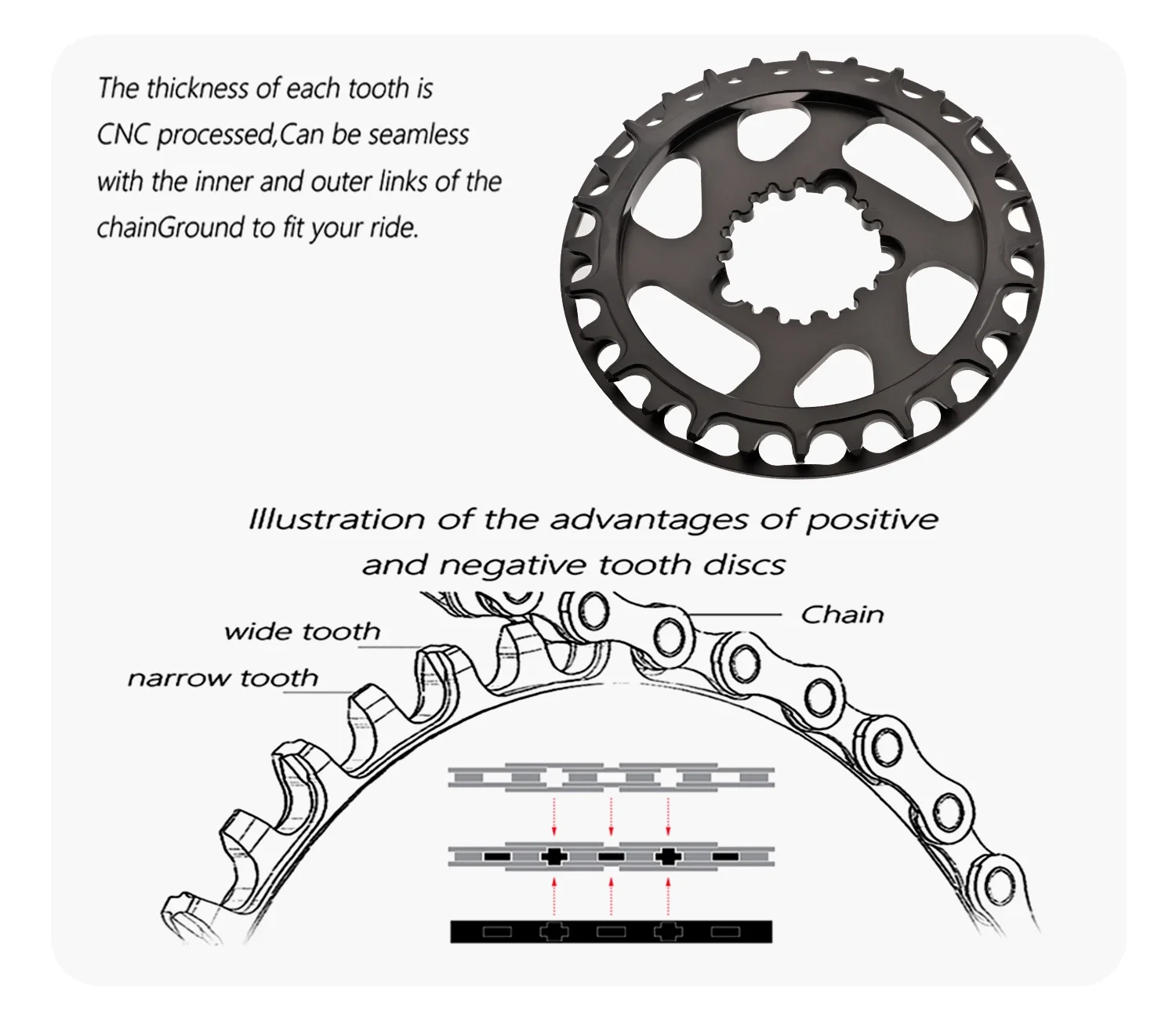 GOLDIX Kinderfahrrad-Kurbelgarnitur 110/127/140/150/155mm Länge Aluminiumlegierung Geschmiedeter Kurbelarm CNC-Bearbeitung mit Kettenblattschutz – Detail 6