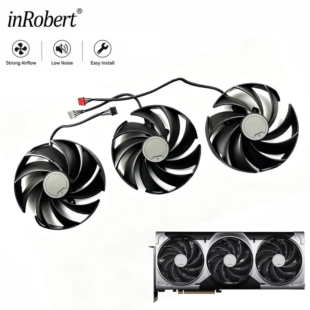 F​or MSI RTX 5090 5090D VENTUS 3X Video Card Fan 95MM PLD10020B12H RTX5090 RTX5090D Graphics Card Cooling Fan