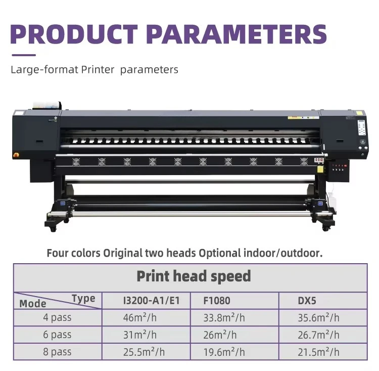 3.2m 10ft Large Format Eco Solvent Printer Outdoor Posters Vinyl Car Stickers Printing Machine