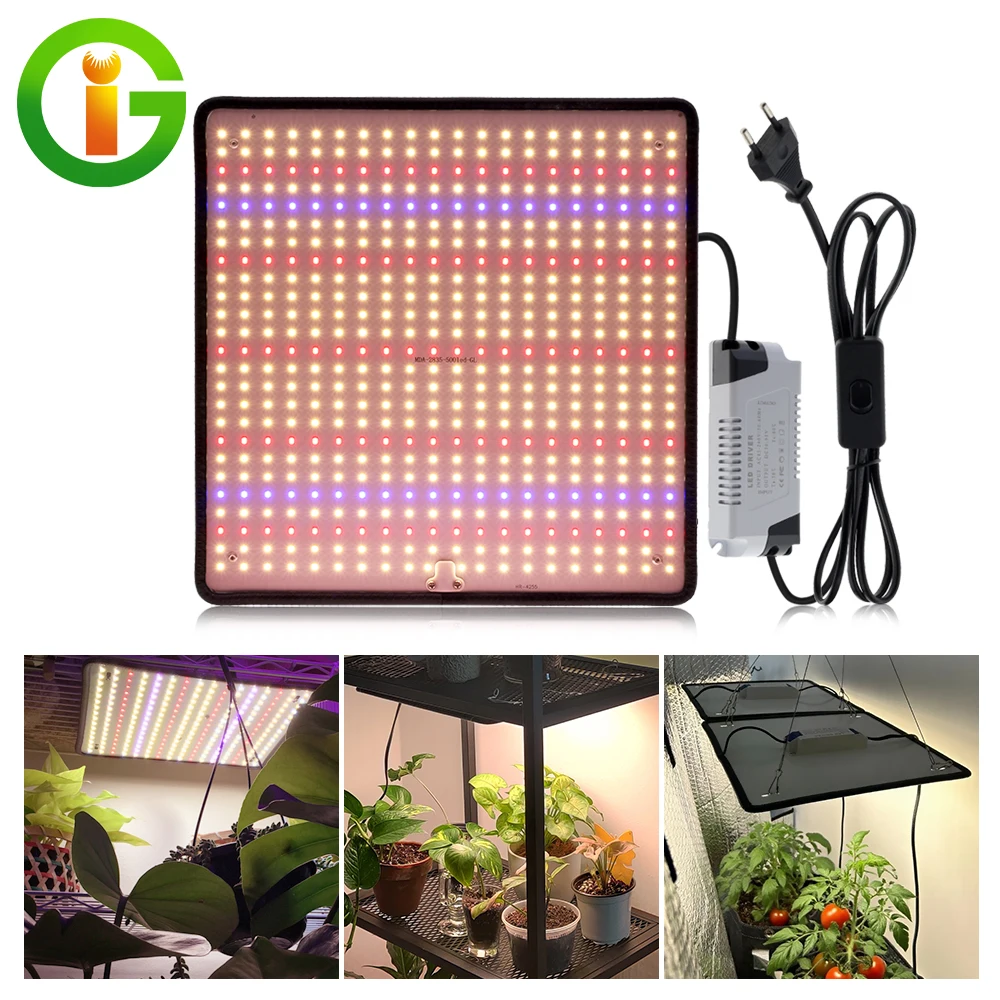 Led Coltiva La Luce Spettro Completo SMD2835 Quantum Board Phytolamp per Piante 45W Kit Completo 660nm 460nm Serra Interno