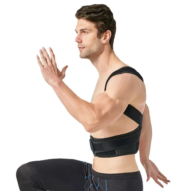 مصنع في المخزون بالجملة مصحح وضعية الظهر الحدباء استقامة مصحح الوضعية للرجال والنساء رفع الصدر الكتف #5