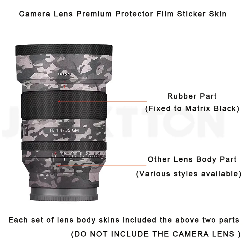 35 1.4 Camera Lens Skin Sony Coat 3M Wrap Protective Film Body Decal Anti-Scratch Sticker Accessories for Sony FE 35mm F1.4 GM