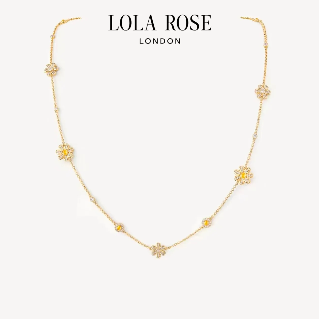 Lola Rose Daisy Series Premium Necklace Watch Fashionable Light Luxury Simple Birthday Valentine's Day Gift for Girlfriend