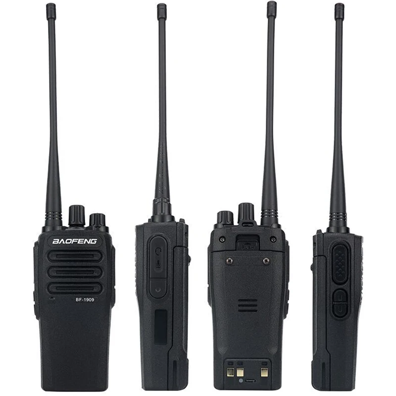 BaoFeng BF-1909 Walkie Talkie de alta potencia 30KM de largo alcance Radio bidireccional tipo C carga VOX calidad de sonido actualización clara BF-888S