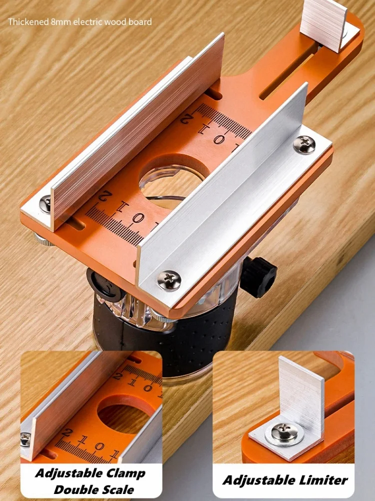 Wood Router Table Insert Plate,Woodworking Benches Router Slotting Positioning Bracket Plate Router Table Mounting Plate