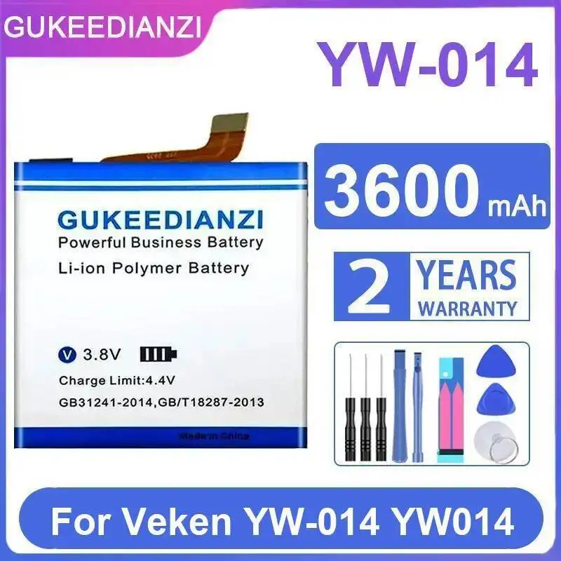 

3600Mah Reliable Replacement Mobile Phone Battery For Veken YW-014 High Capacity