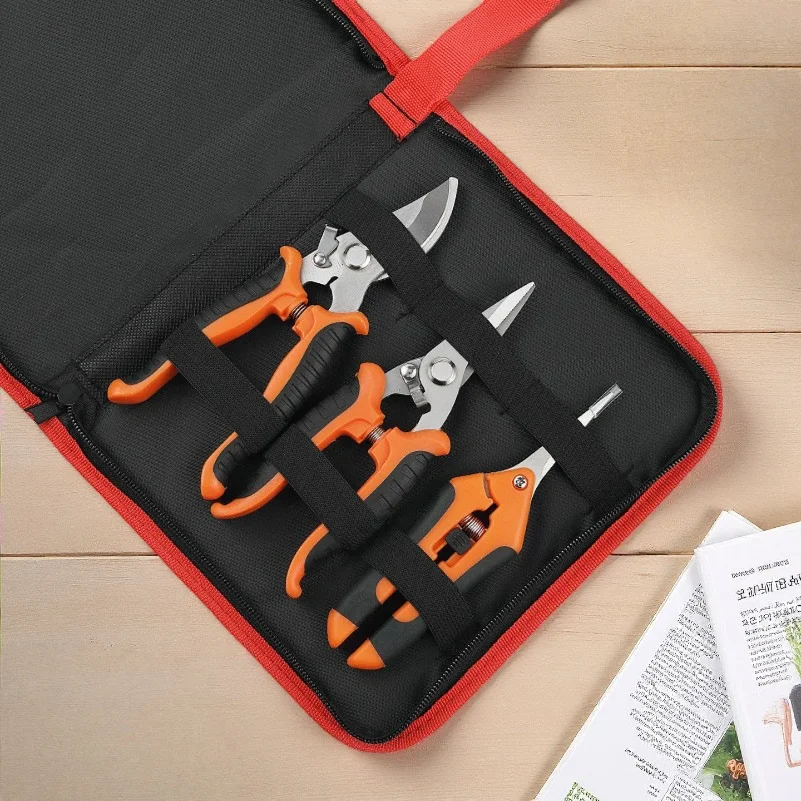 

3Pack Stainless Steel Pruning Shears Garden Shears Garden Clippers With Oxford Storage Bag Gardening Tools Scissors