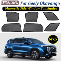 LINNUNU fit for Geely Okavango Magnetic Car Sun Shade UV Protection Curtain Window Sunshade Side Window Visor Summer Haoyue L
