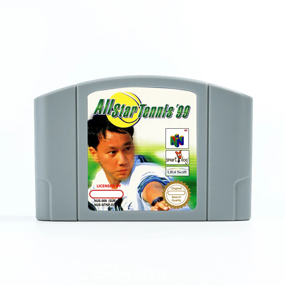 All Star Tennis 99  Game Cartridge for 64 Bit PAL EUR Consoles N64 Game Card