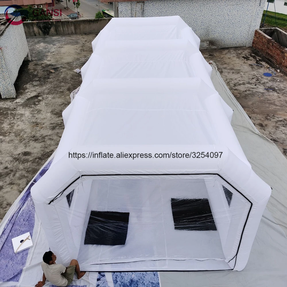 

10m gaint inflatable spray car tent new design inflatable car paint booth for sale