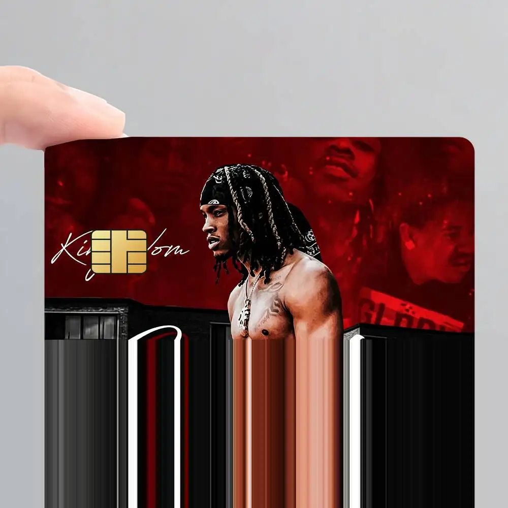 Rapper K-King V-Von Fashion Card Stickers for Bank Access Protective Waterproof Film Cover Sticker Surprise Gift
