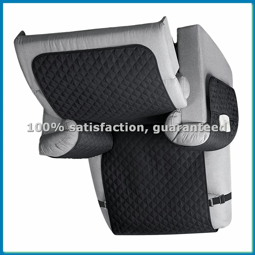 

Waterproof Sofa Cover Anti-Wear Seater Sofa Mat Kids Sofa Mat for Living Room Furniture Protector Covers,Black