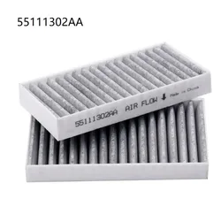55111302AA Cabin Filter For Jeep Wrangler III (JK) 2.8 CRD/3.6 V6/3.8 Model 2007-2010 2011 2012 2013 2014-2019 55111302AA