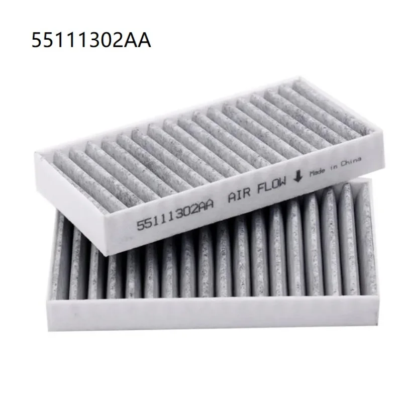 Cabin Filter For Jeep Wrangler III (JK) 2.8 CRD/3.6 V6/3.8 Model 2007-2010 2011 2012 2013 2014-2019 55111302AA