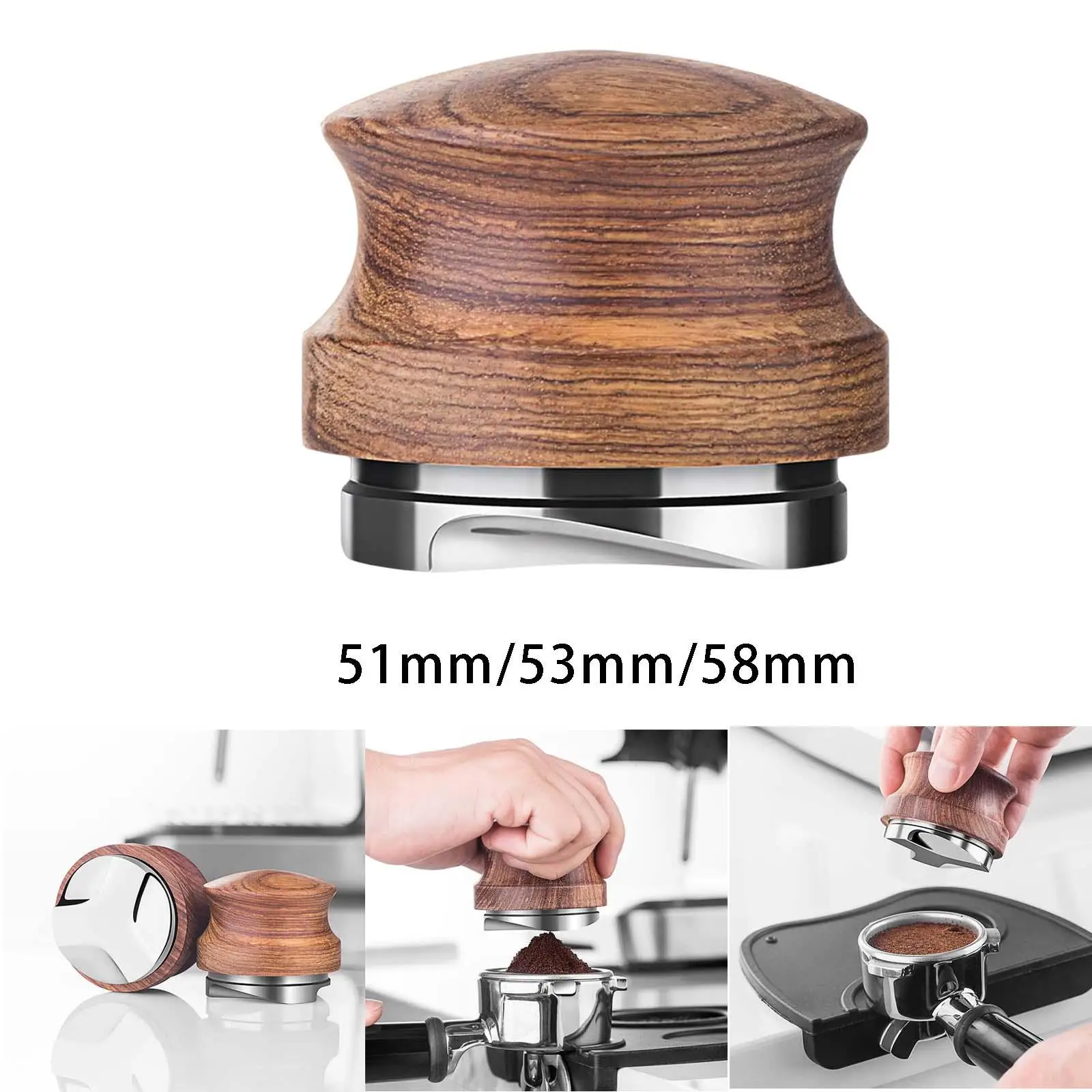 전문 에스프레소 디스트리뷰터, 카페 바용 3 각도 경사 핸드 템퍼