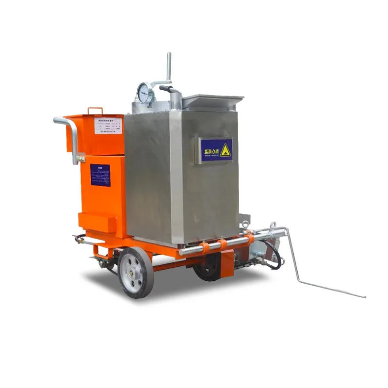 

Hot melt marking machine, trolley small road hot melt marking machine