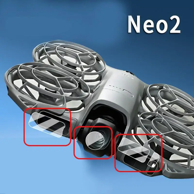 

For Neo 2 Drone Tempered Film Camera Lens Protectors Anti-Scratch Lens Films For Neo Drone Accessories