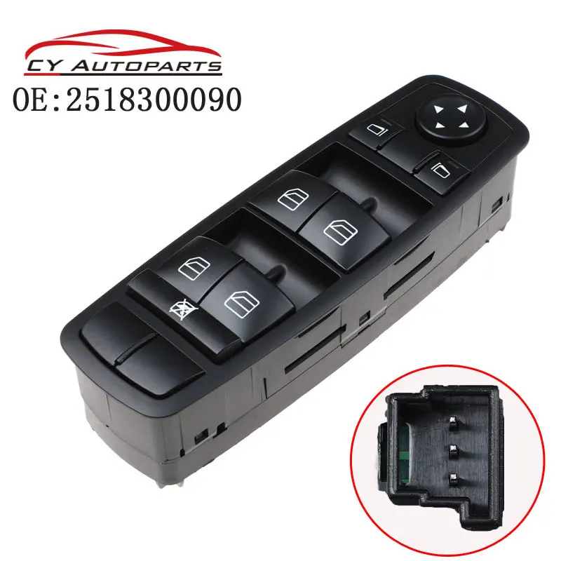 YAOPEI 2518200110 2518300090 A2518200110 A2518300090 Power Window Switch For Benz W164 GL320 GL350 GL450 ML350 ML450 ML550 R350