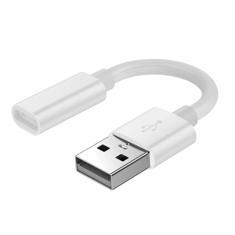 13cm USB2.0 to Type C Female Extension Cable USB C Charger Cable Connecting USB Devices 480Mbps Data Transmission Wire