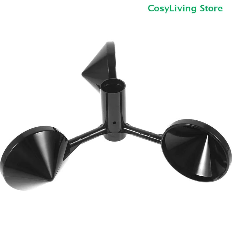 1Pcs ABS 3-Cup Wind Sensor Wind Direction Sensor Anemometer Supply Anemometer Wind-Speed Monitoring Sensor Wind Speed