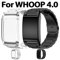 Stainless steel Strap+Metal Protective Case For WHOOP 4.0 Smart Watch Replacement Watchband