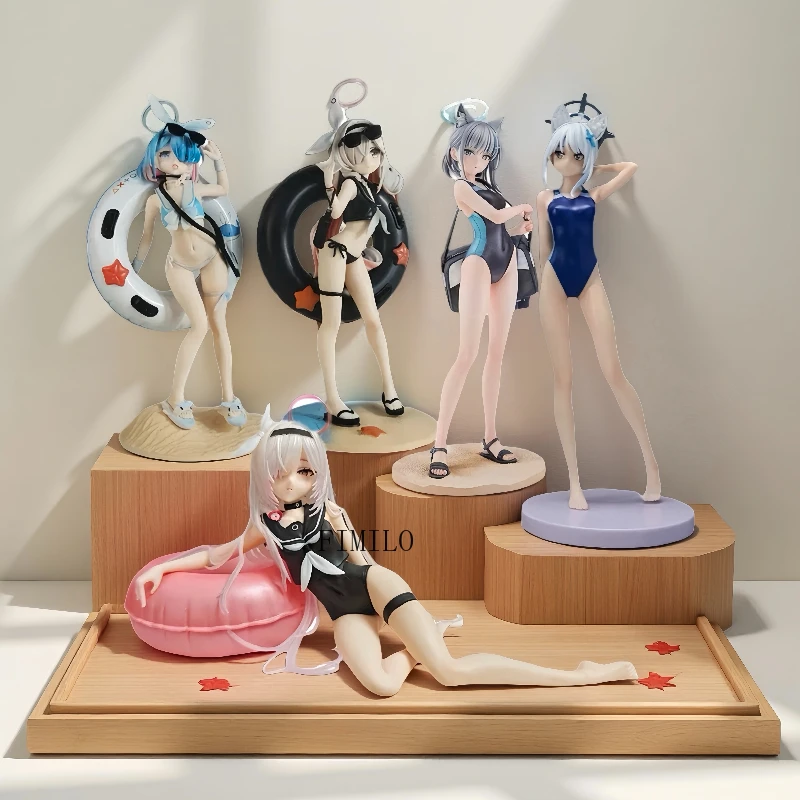 

Anime Blue Archive Figurine Prana Action Figures A.R.O.N.A Swimsuit Pretty Girl PVC 12cm Ornament Toy Birthday Perimeter Gifts