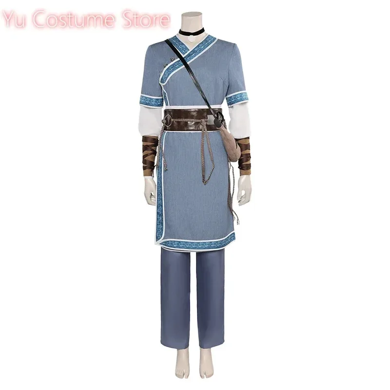كاتارا الصورة الرمزية تأثيري حلي موحدة أعلى السراويل معصمه آخر Airbender الخيال ملابس هالوين كرنفال حفلة البدلة 5 ؛ c ، 8