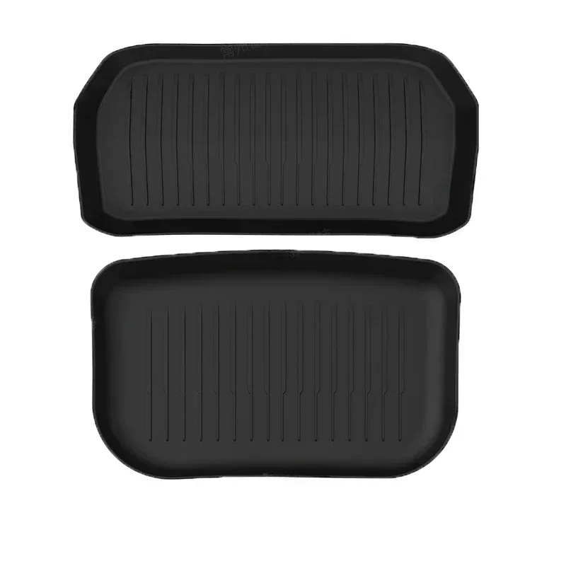 For Tesla Model Y Front Rear Trunk Mat TPE Storage Box Pads Protective Cover Cargo Liner Trunk Tray Floor Mat Accessories 2024