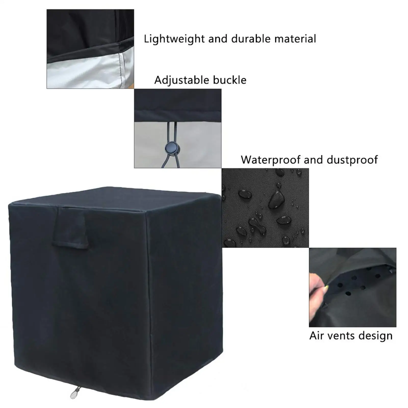 

Central AC Outdoor Hood AC Cover For Outside Unit Waterproof Condenser Protector Square External Air Conditioner Cover