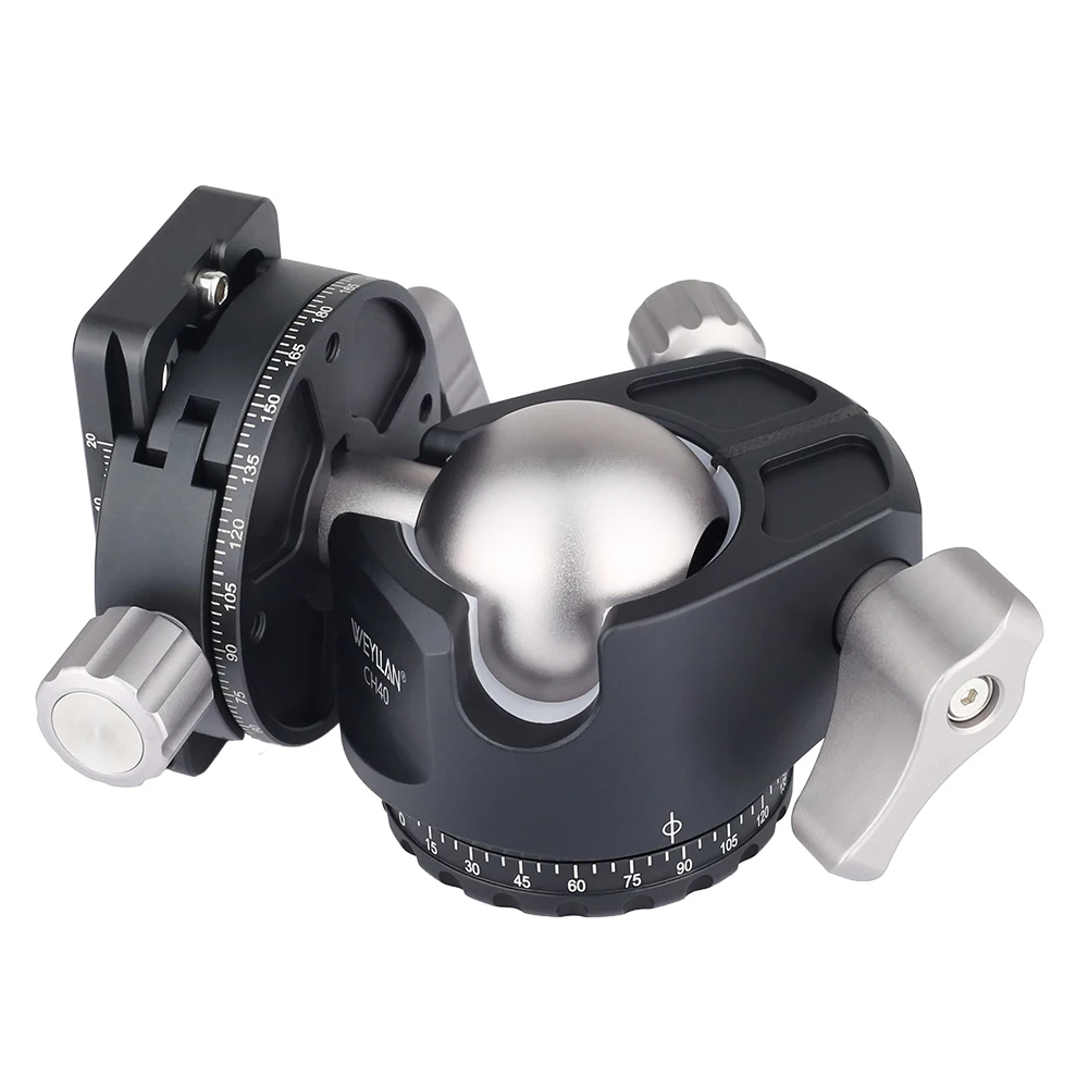 UB40 Low Profile Statief Balhoofd Demping Fine-tunen Panoramisch Balhoofden Lagere Zwaartepunt Glad Bediening Hoge Bouwkwaliteit