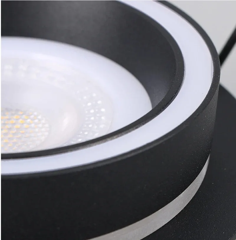 Aluminum Round Adjustable Spot Light Fixture LED Downlight GX53 LED LAMP REPLACE Ceiling Spot Light Frame