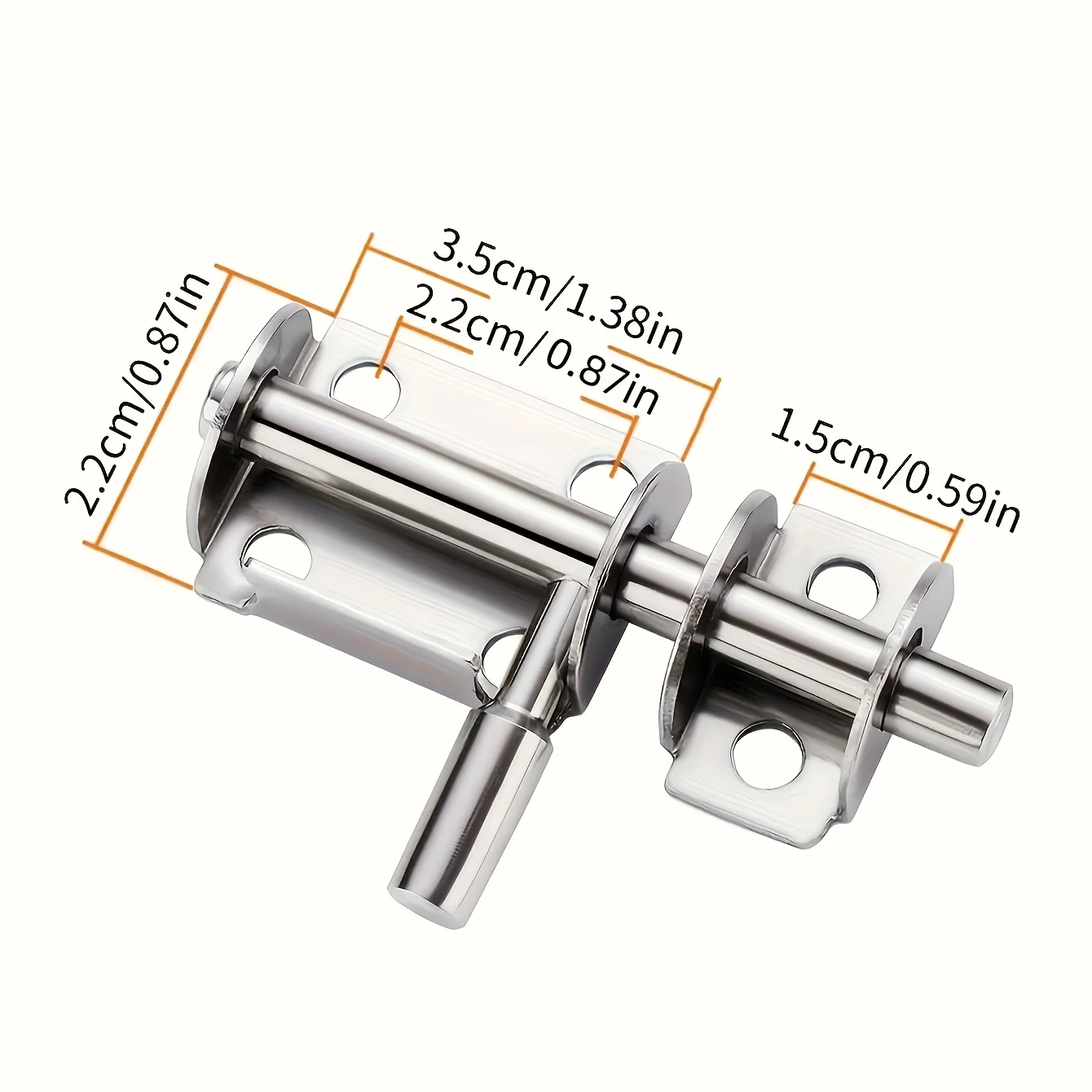 1 قطعة البراغي المنزلقة مزلاج قفل الباب الفولاذ المقاوم للصدأ مزلاج الأجهزة المنزلية بوابة نافذة سلامة المرحاض قفل الباب مكافحة سرقة الترباس