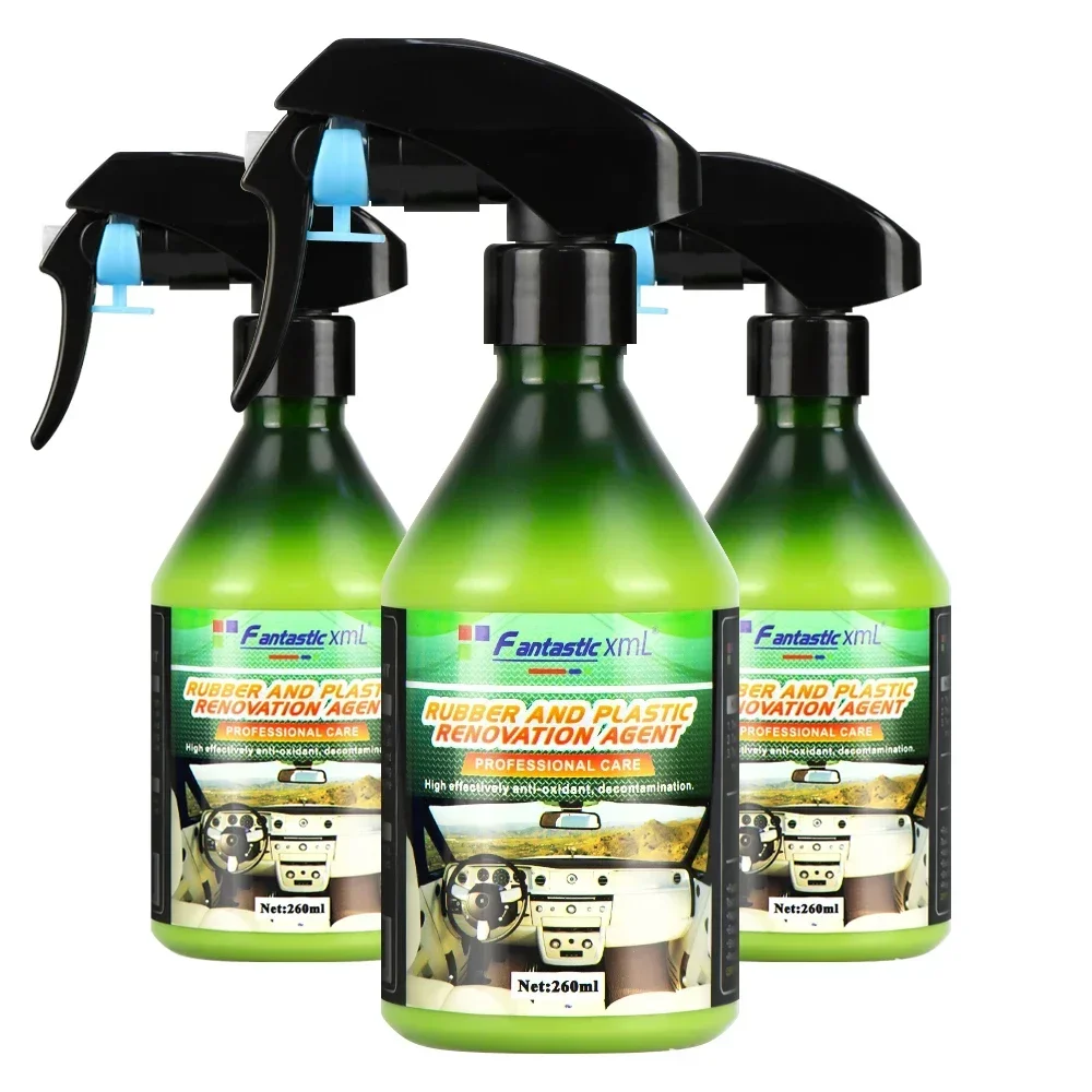 Plastic Restore Super Shine Car Interior Cleaner Non-greasy Long Lasting Maintain Gloss Auto Detailing Quick Coating Protection