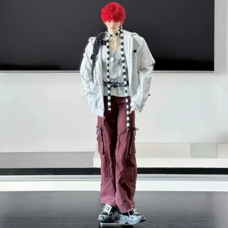 New Arrived 1/4 Doll's Clothes Suit for 45cm Bjd Doll Handsome Dress Up Play House Girl Toys Fashion Doll Accessories, No Doll