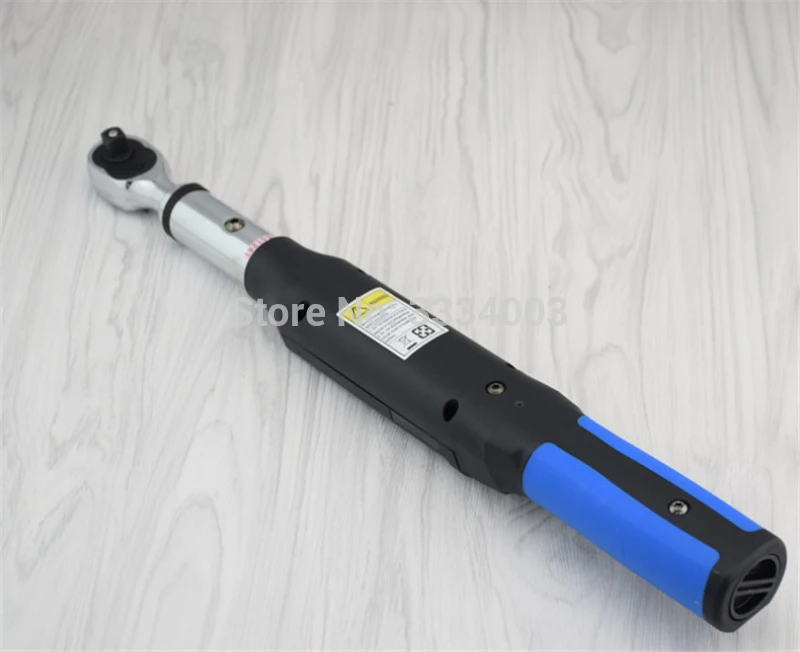 High  adjustable electronic digital torque wrench interchangeable 100nm/200nm insert tools