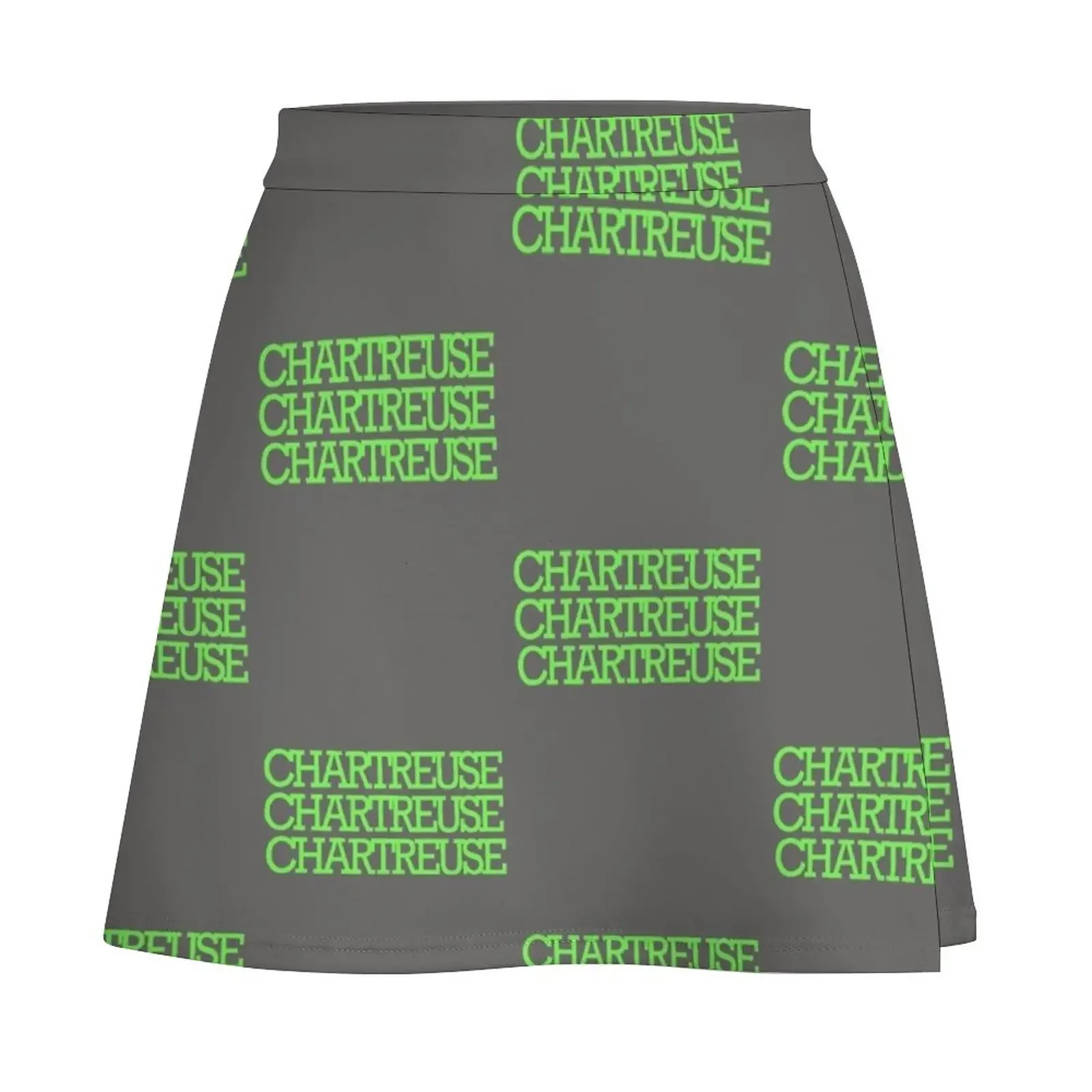 Chartresue Chartreuse Chartreuse - Color Minifalda midi falda para mujer Ropa mujer