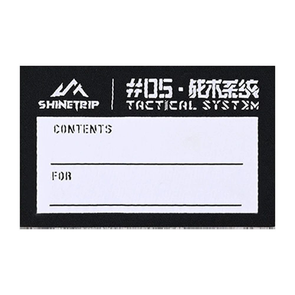 Handwritten Hook & Loops Patch Tear-Resistant Camping Gear Patch Outdoor Vest Sticker Camping Accessories