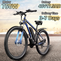 E-BYCCO E8 Electric Bicycle 750W Motor 48V17.5AH Lithium Battery Adult City Electric Bike 29-inch Tire Mountain Riding E-bike