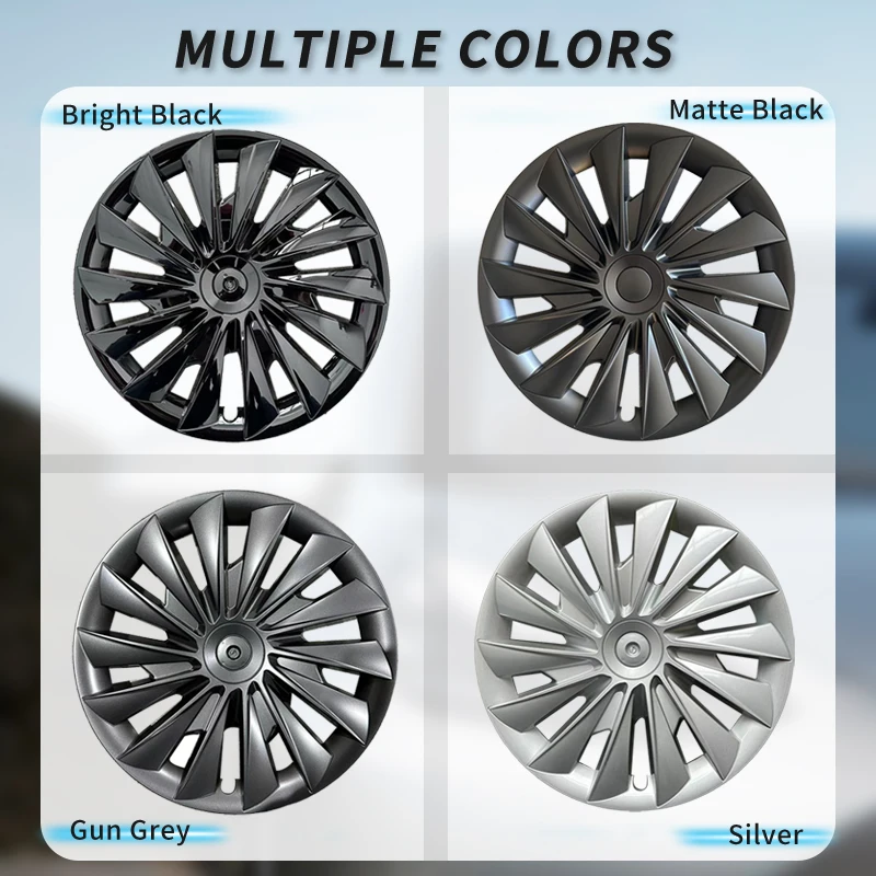 4PCS 18 Inch Wheel Cover for Tesla Model 3 Highland 2024 Performance HubCap Automobile Full Rim Cover Accessories for tesla car