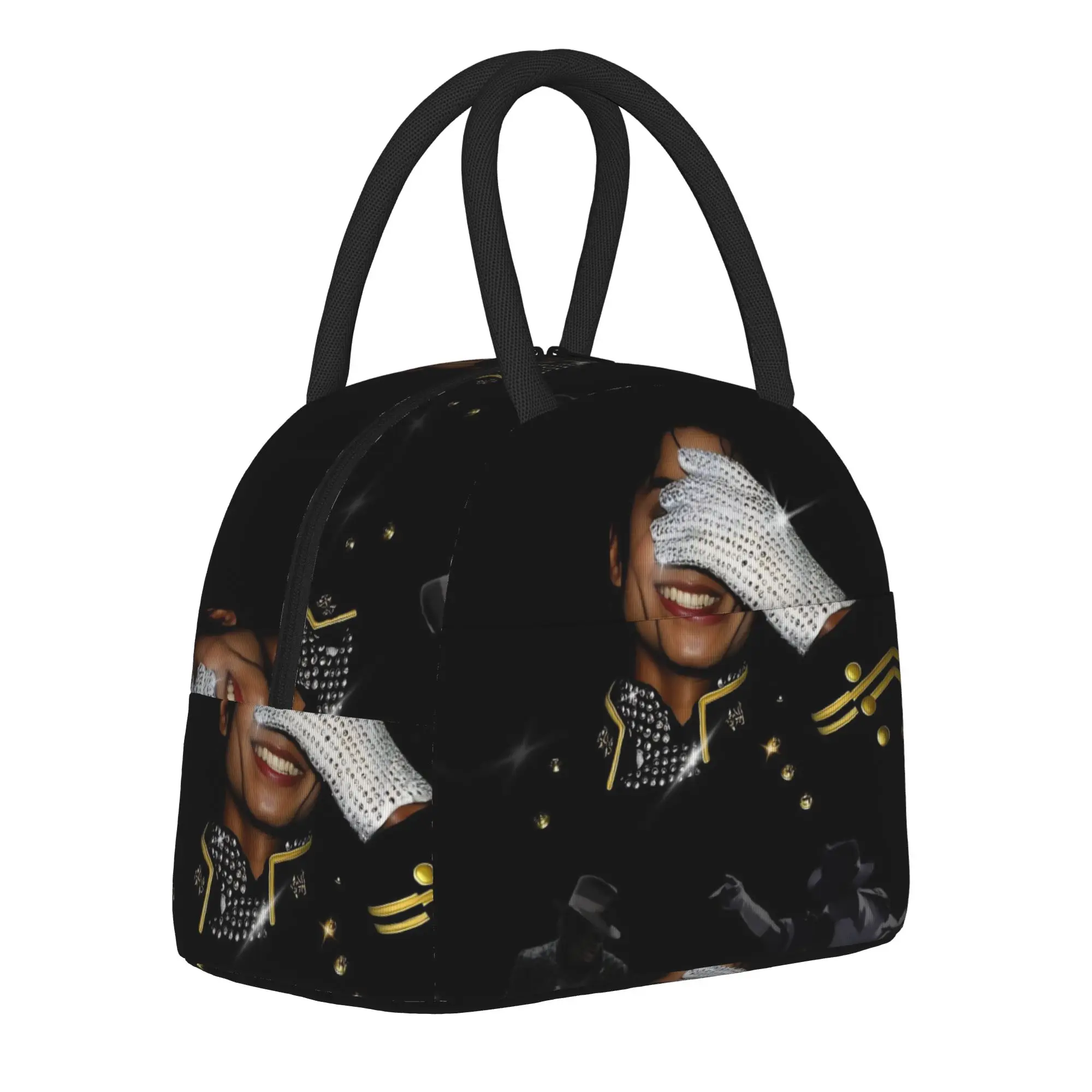 Singer Michael Jacksons MJ Tour 2026 Product Insulated Lunch Tote Bag Storage Food Boxes Portable Cooler Thermal Bento Box