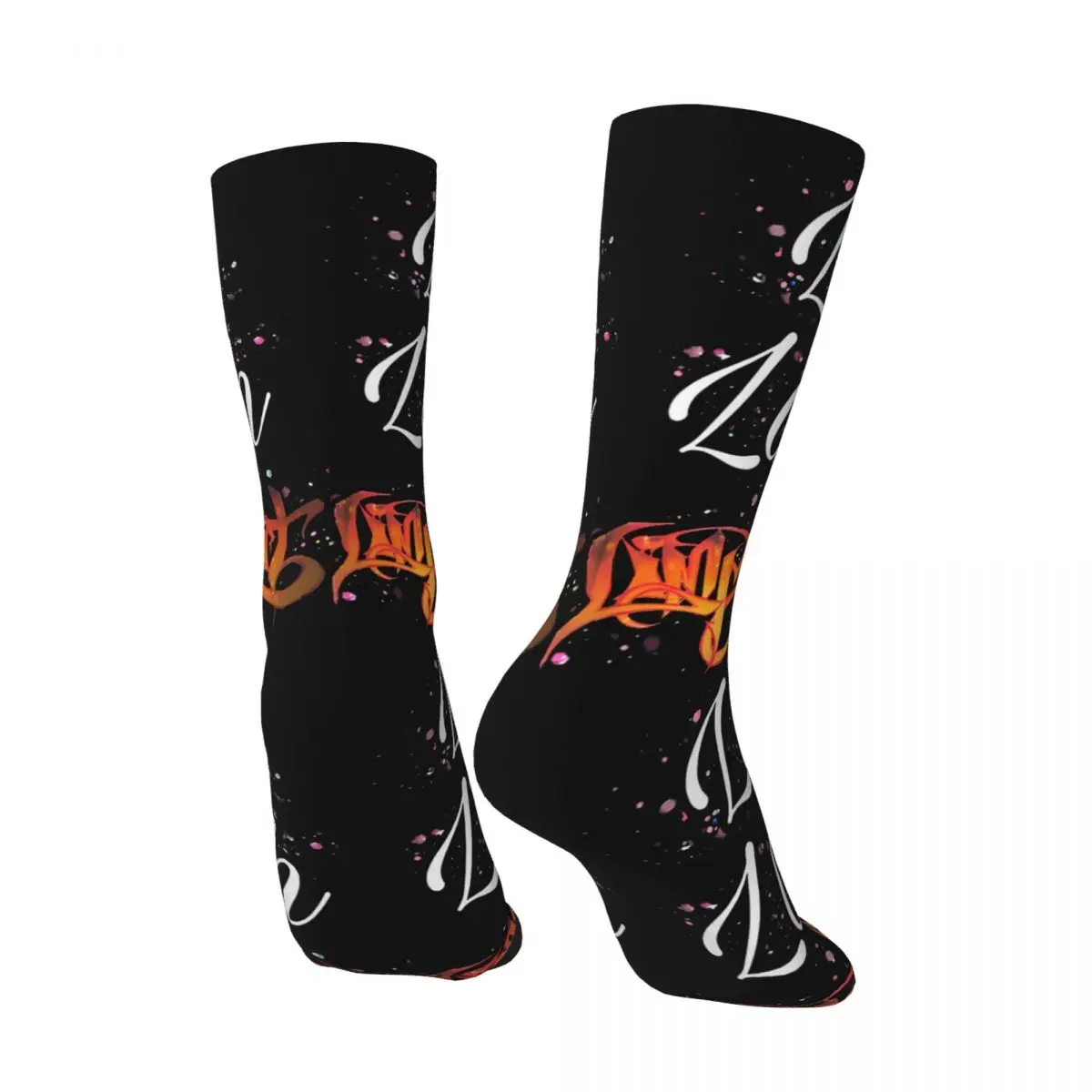 Live, Laugh, Limp Bizkit Men's Socks Vintage Harajuku Limp Bizkit Street Style Novelty Casual Crew Sock