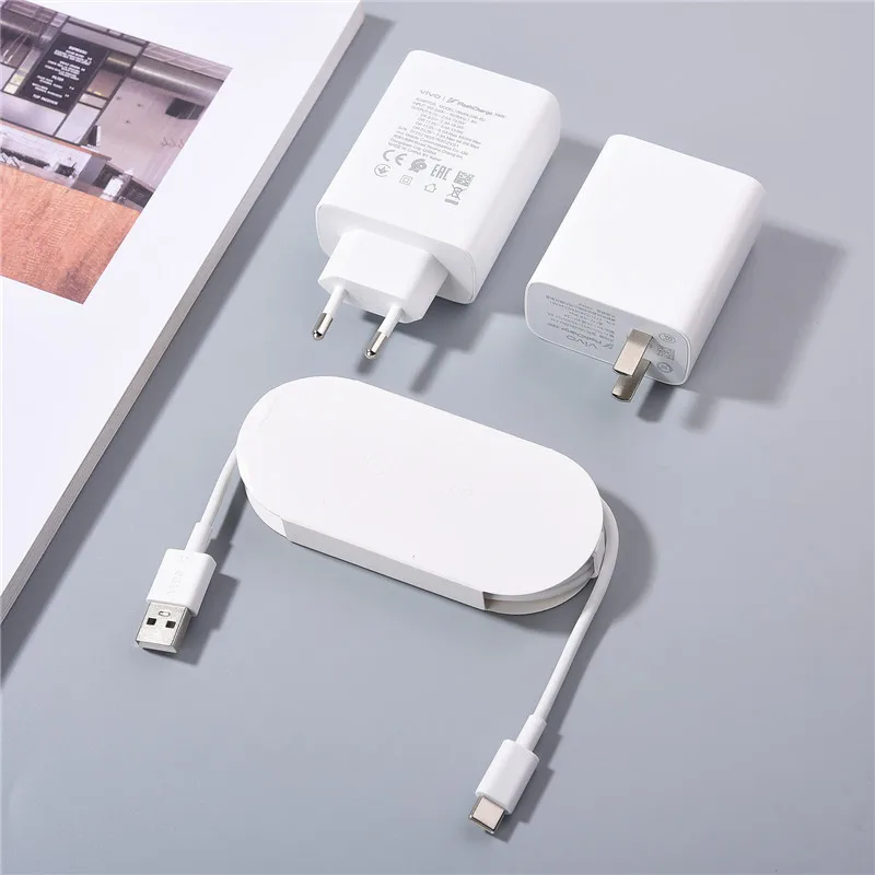 

66 Вт Max VIVO Super Flashcharge Adapter 20 В 3,3 А EU US Настенное зарядное устройство для S15 S15e S16 S16e S17e X Fold Pad 3 Pro 100 см USB C-кабель