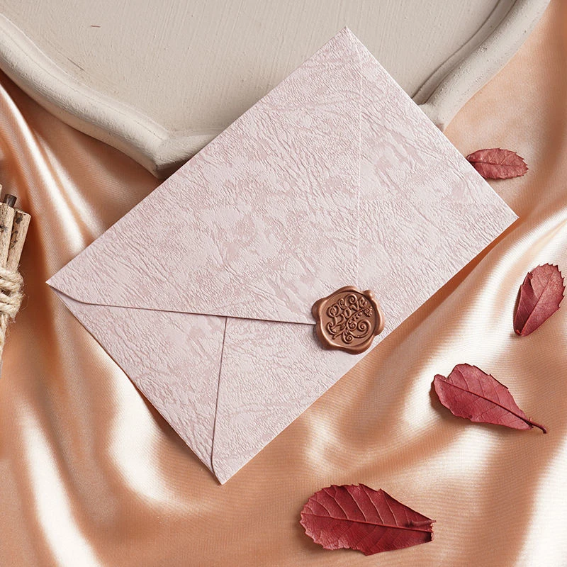 5pcs/pack Retro European Envelope for Invitations Wedding Embossing DIY Postcard Card Storage Business Envelope for Letters