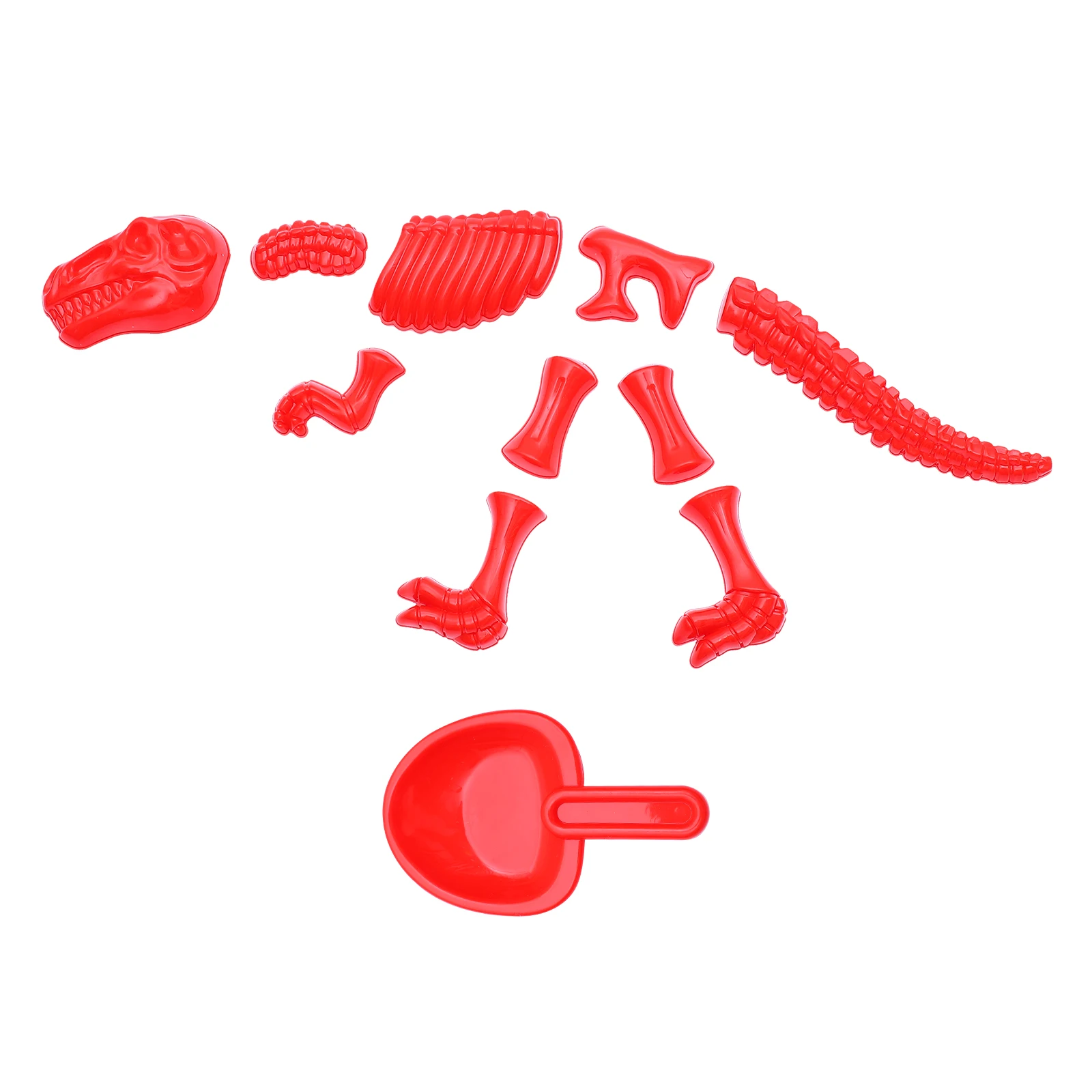 

1set Dinosaur Sand Toys Beach Mold Kids Plastic Fossil Model Childrens Toy Set Smooth Fun Creative Imagination Play