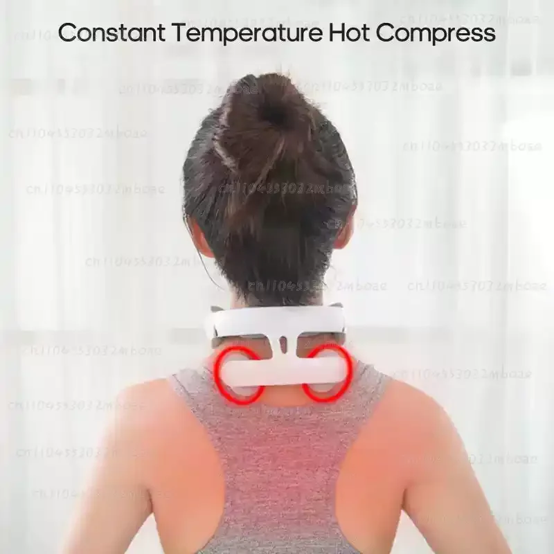 Intelligent Cervical Massager Pulse Multi-manipulation Neck Massager Charging Cervical Spine Four Heads