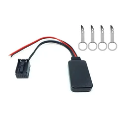 1 Set Car Adapters Car Bluetooth 6000 CD Audio Aux Cable Bluetooth 5.0 6000CD Music Adapter For Ford Mondeo MK3 Focus 2 MK2