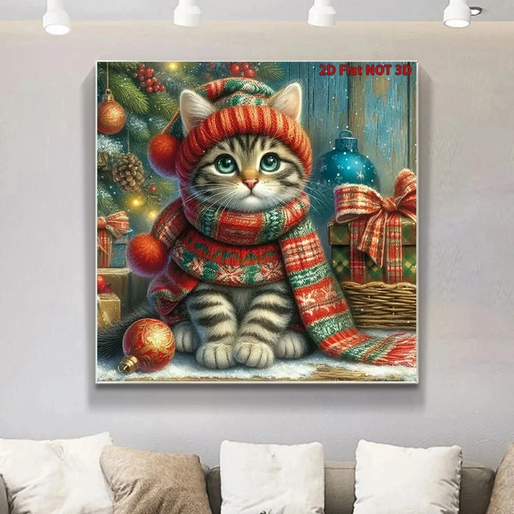 Neue Ankunft DIY 5D Diamant Malerei Kits Stickerei Katze Tier Geeignet für Anfänger Diamant Mosaik Strass Weihnachtsgeschenke