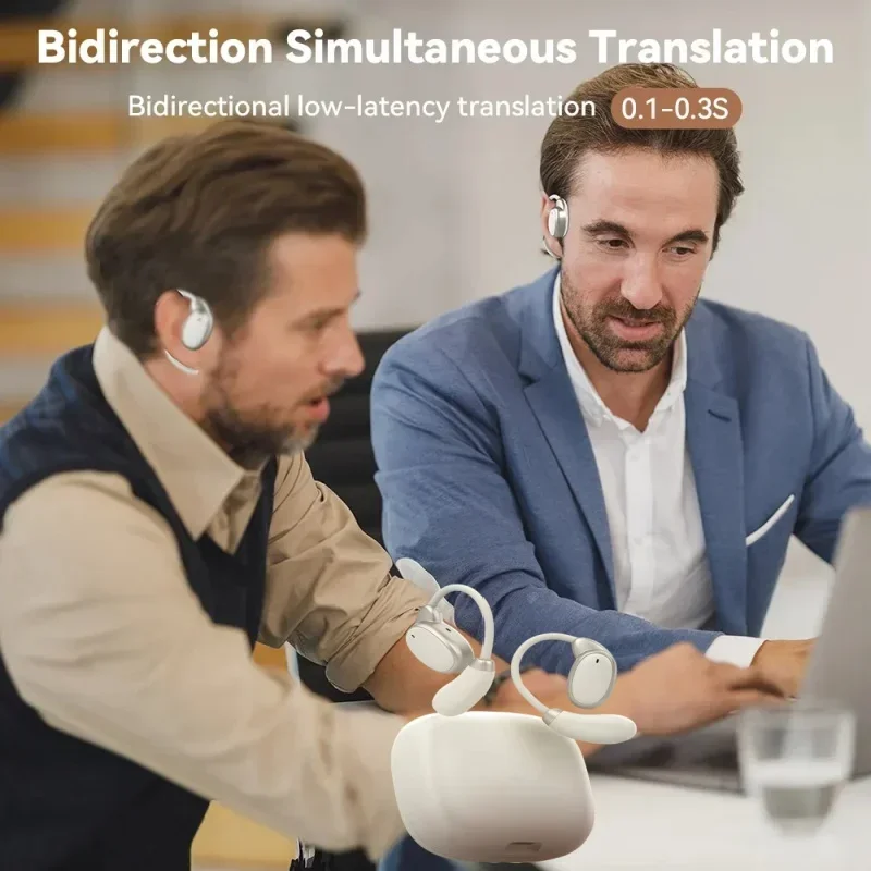 AI Voice 150 Languages Translation TWS Headphones Real Time Translate Portable In Ear Touch Multiple Languages Earphone