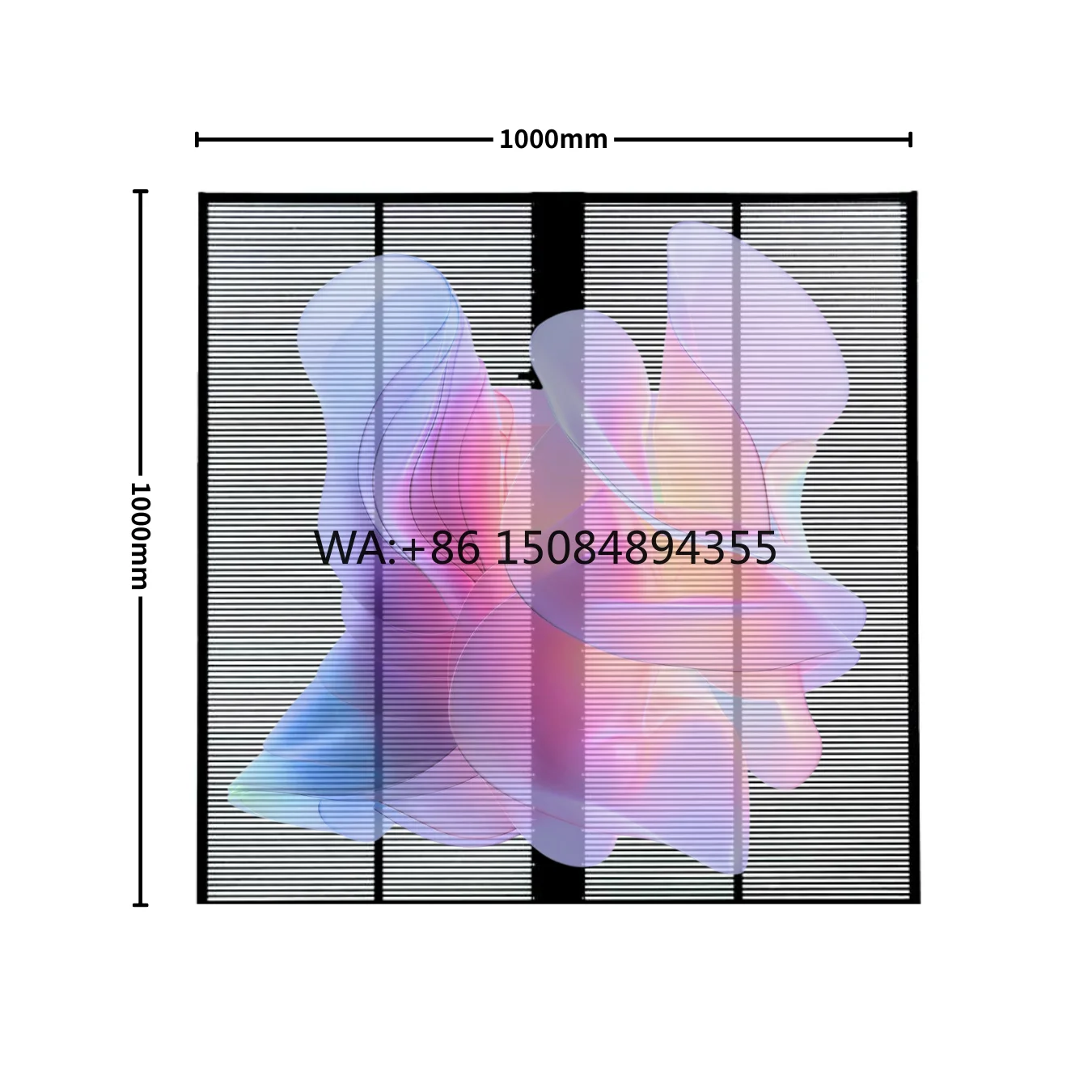 

High Brightness P3.9 Transparent LED Screen for Shopping Mall Window Glass Advertising Display
